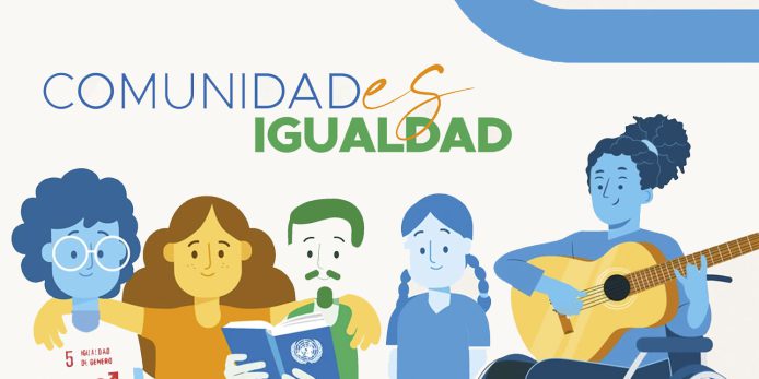 Comunidad de jóvenes conviviendo